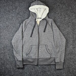 Faded Glory Womens Hooded Fleece Jacket Zip Up Size Medium